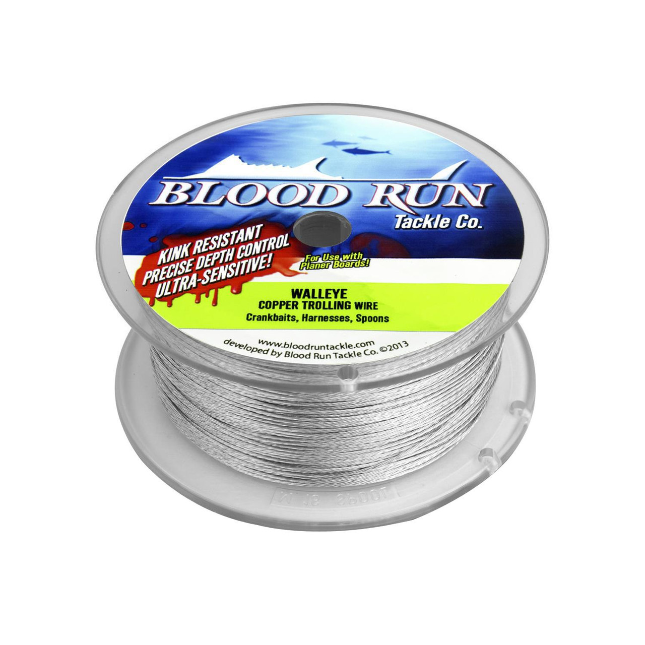 Blood Run Tackle Walleye Copper Trolling Wire