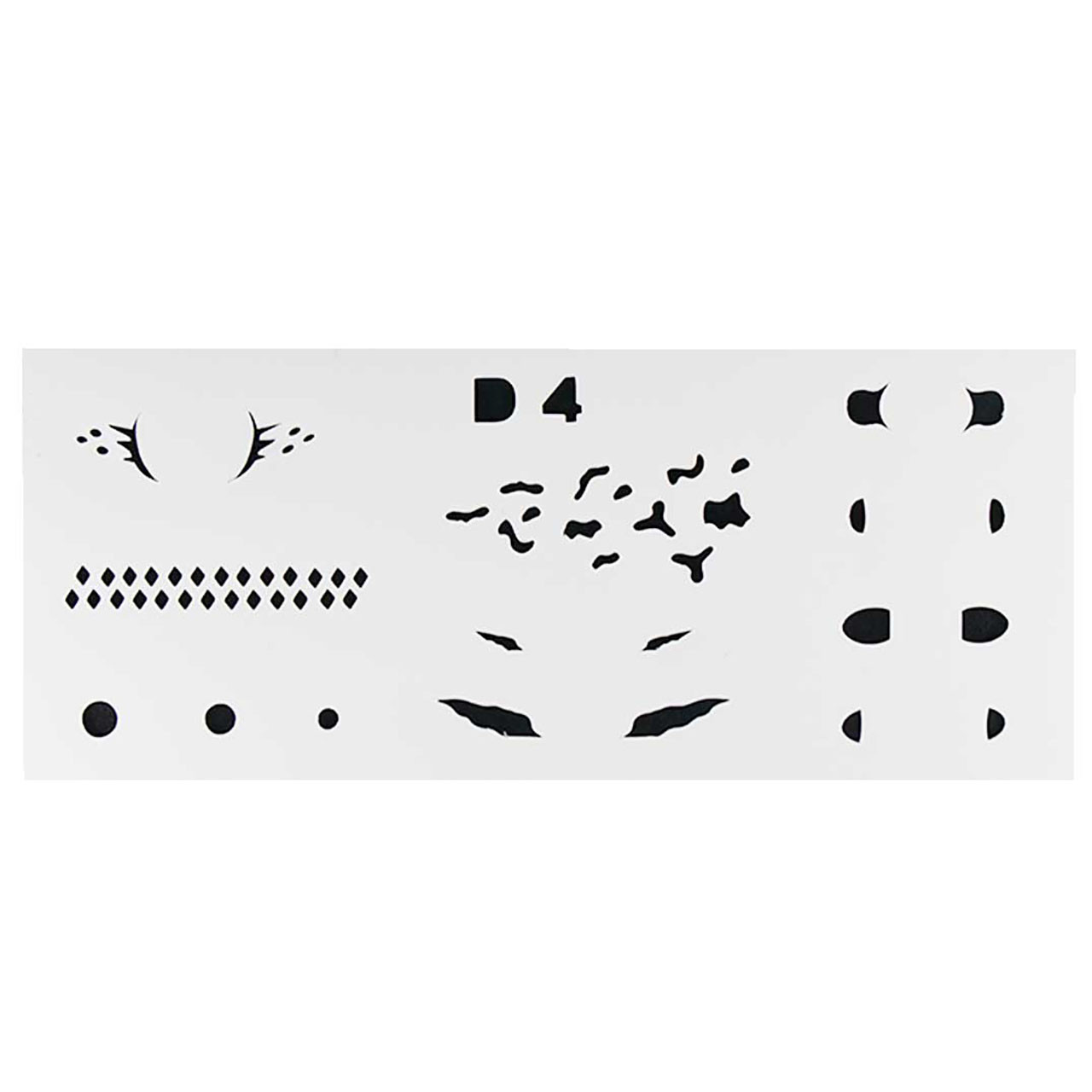 Do-It Detail Airbrush Stencil | D4 | FishUSA Do-It Detail Airbrush Stencil | D4 | FishUSA