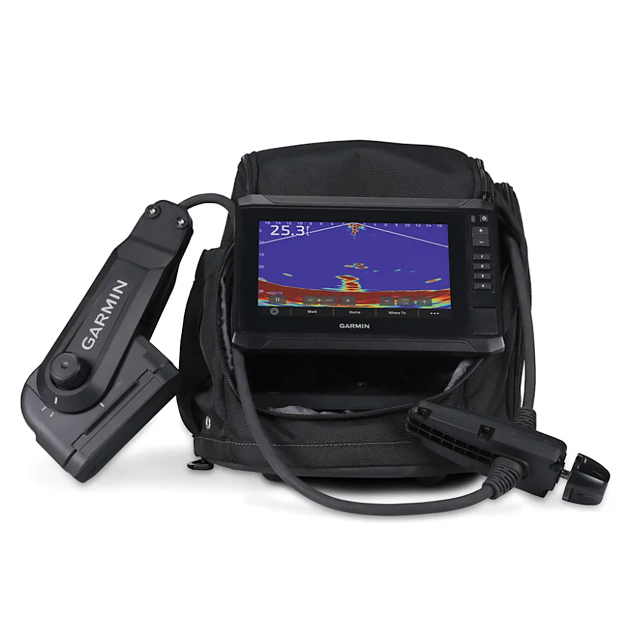 Garmin ECHOMAP UHD2 73sv/PS22-IF Ice Bundle | FishUSA