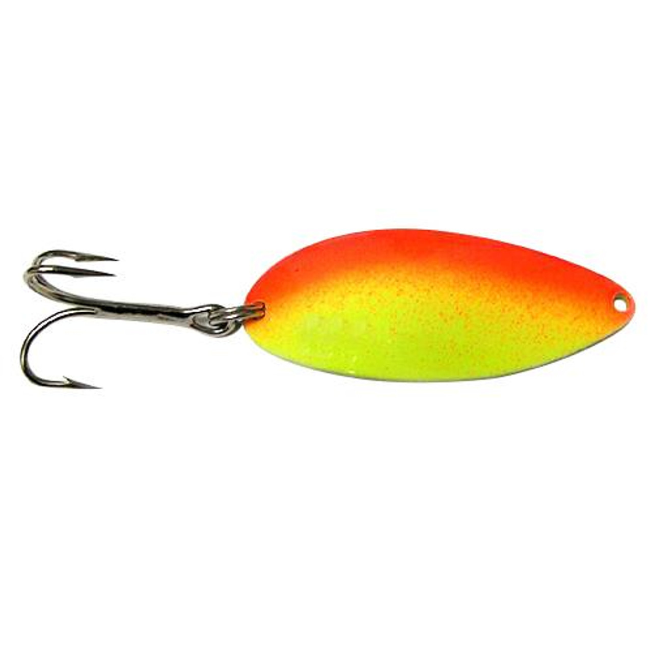 Little Cleo Spoon - Nickel/Chartreuse Stripe by Acme Tackle