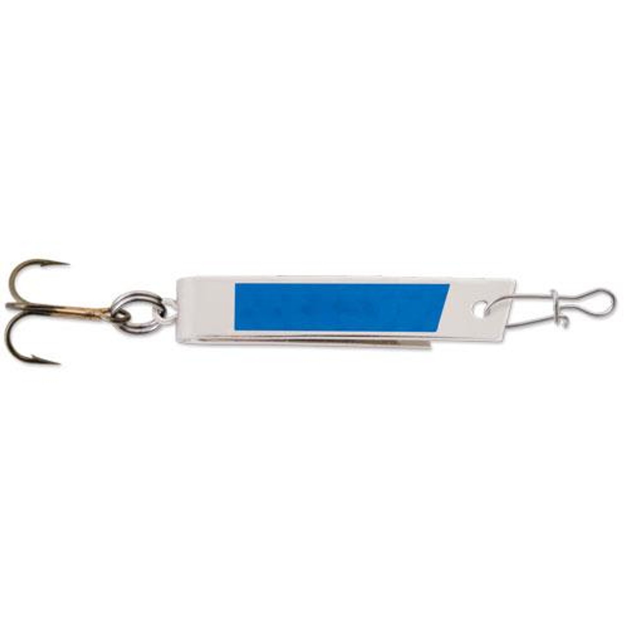 Luhr Jensen Super Duper Spoon Chrome/Blue Prism-Lite; 1 1/8 in.