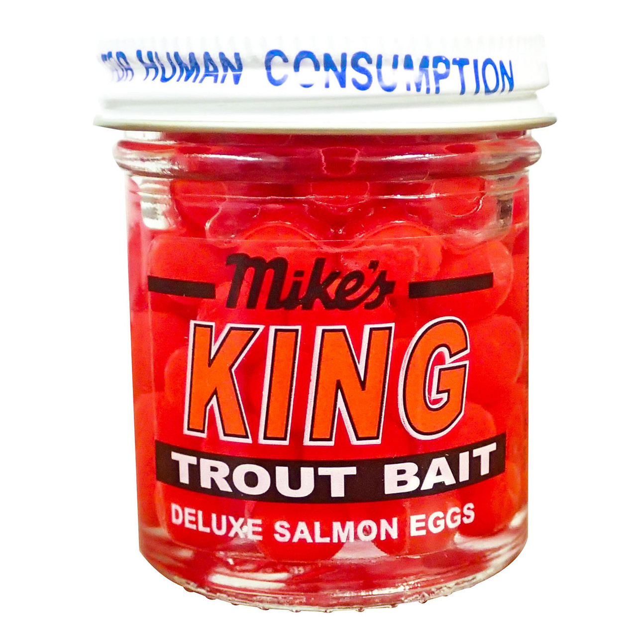 Mikes Nightcrawler Salmon Eggs Trout Fishing Bait 1.1 Ounce Jar