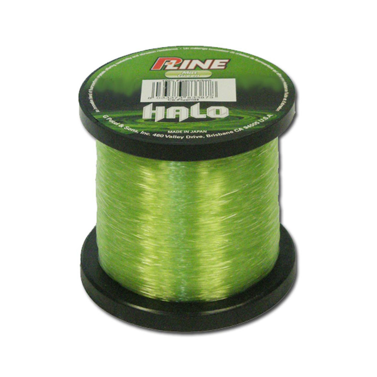 P-Line Halo Fluorocarbon Mist Green Fishing Line 200 Yards Select