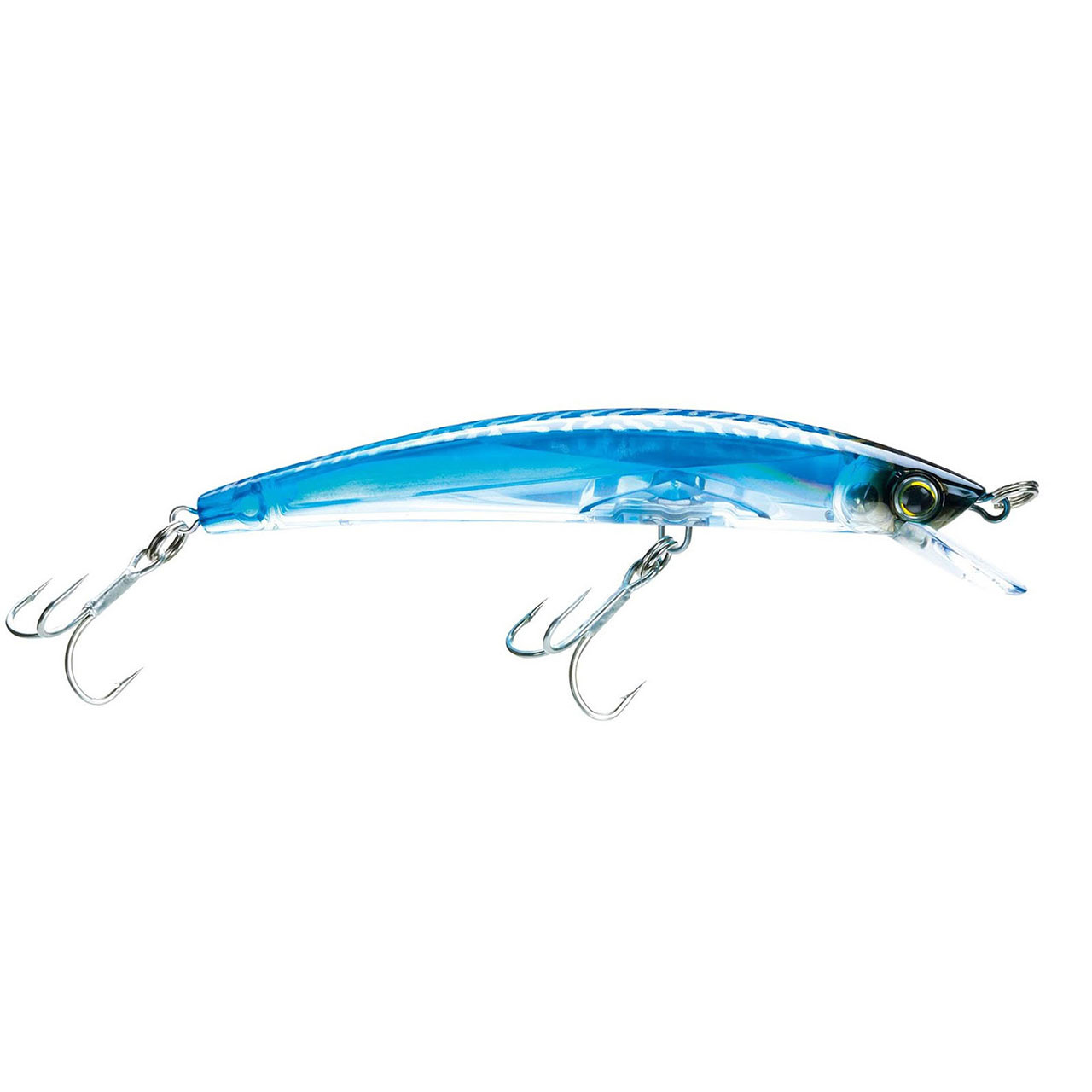 Yo-Zuri Crystal 3D Minnow zinken lokken, rood hoofd, 5-1/4-Inch