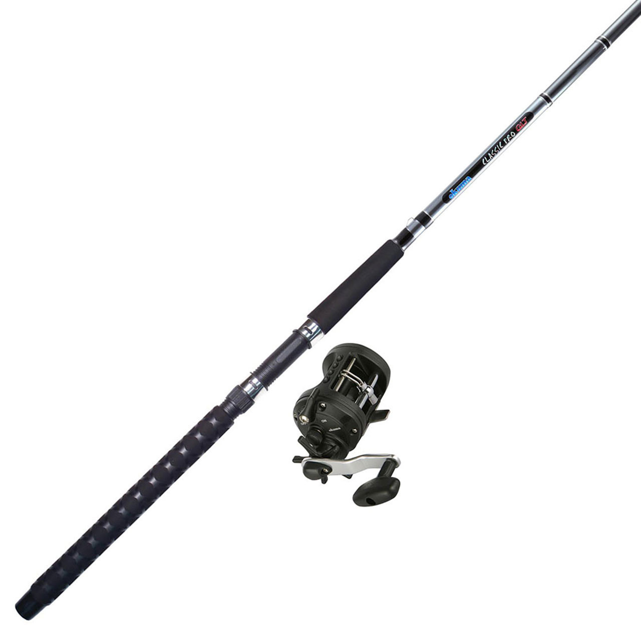 best fishing rod and reel for trolling Okuma Great Lakes Trolling Combo 10' with Magda 30