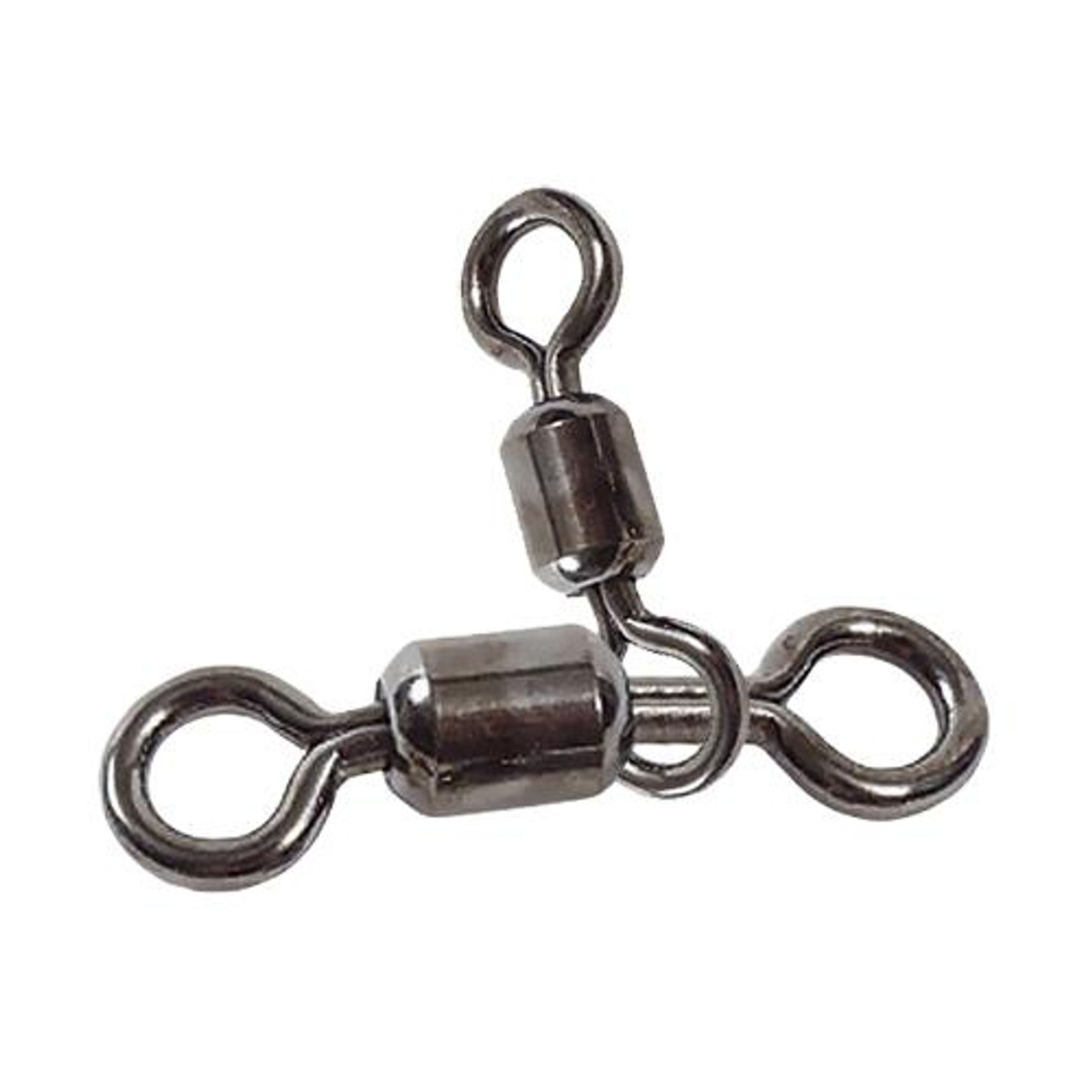  Spro Three Way Swivel, Pack of 3, (Black, Size 1/0