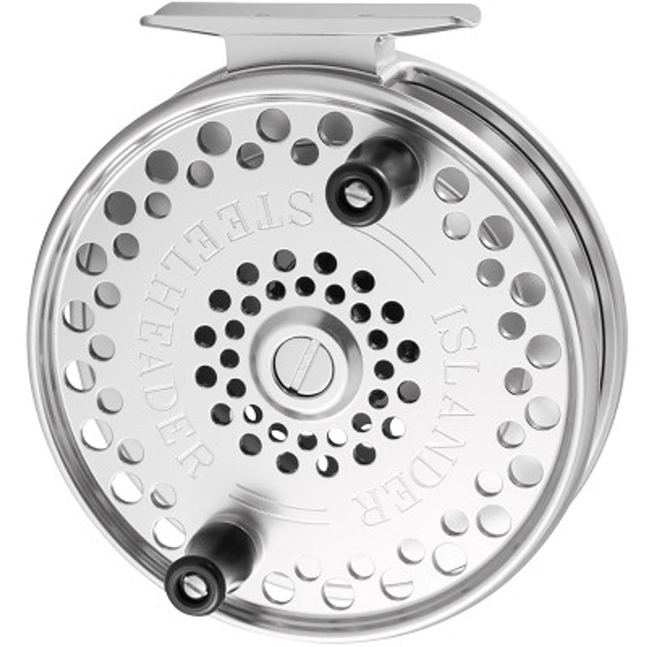 Islander Steelheader Is Centerpin Float Reel | Clear/Silver | FishUSA