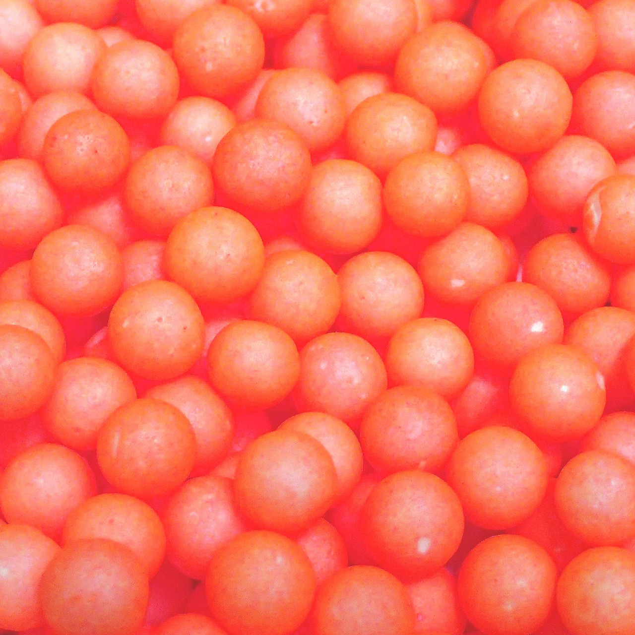 Mad River Floaties Floating Beads Egg Orange; 6 mm
