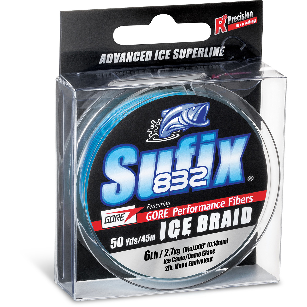 Sufix 832 Braid Coastal Camo Blue Braided Line