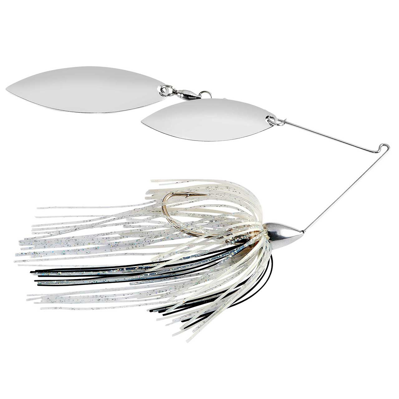 War Eagle Double Willow Spinnerbait Silver Shiner; 1/2 oz.