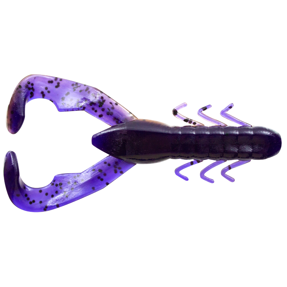 Yum Lures Christie Craw 3.5" - Esca In Gomma Per Pesca, Zucca Verde Flash, Ideale Per Persico E Black Bass - 4