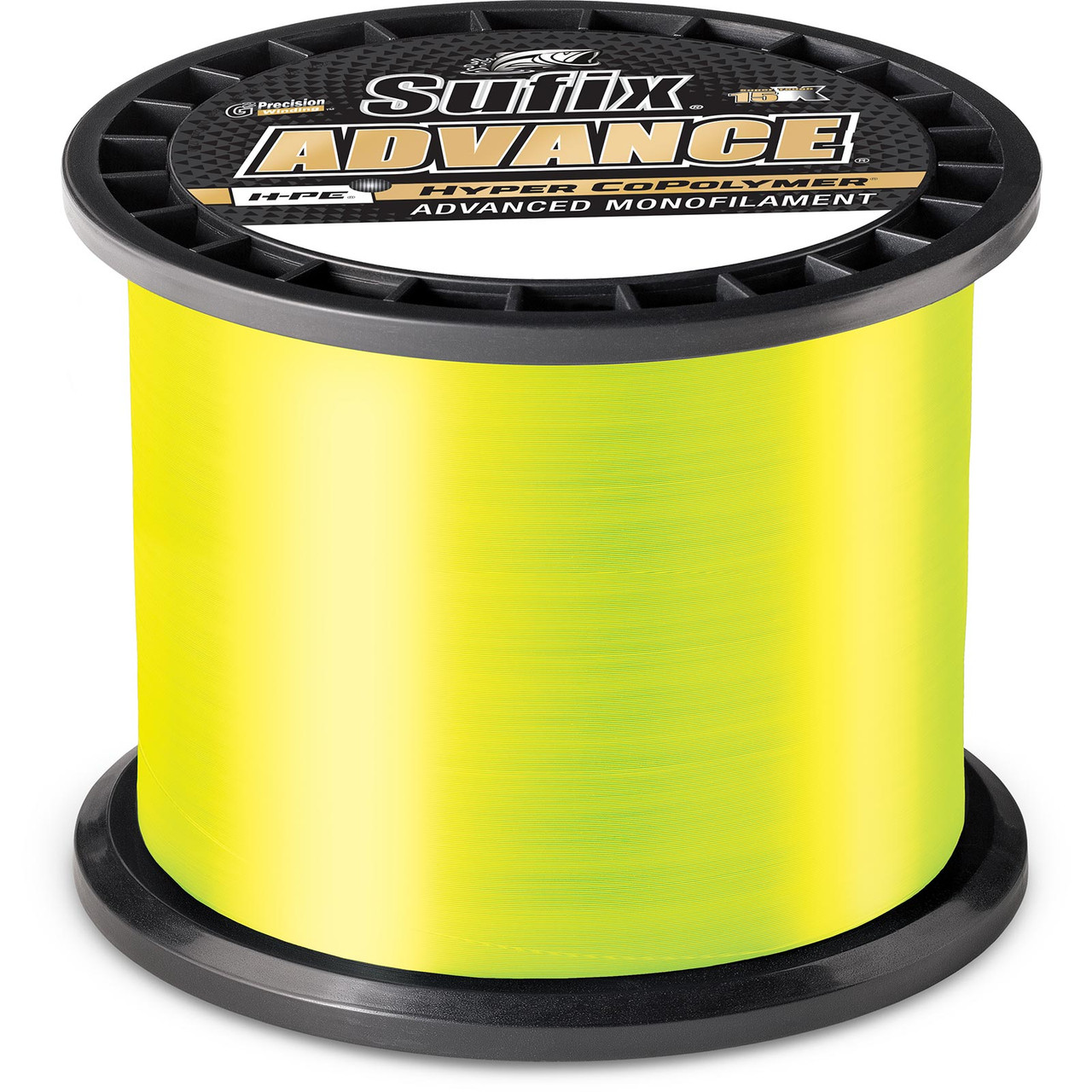 Sufix Elite Monofilament Fishing Line 10 lb. Hi-Vis Yellow - 330 Yds -  Precision Fishing