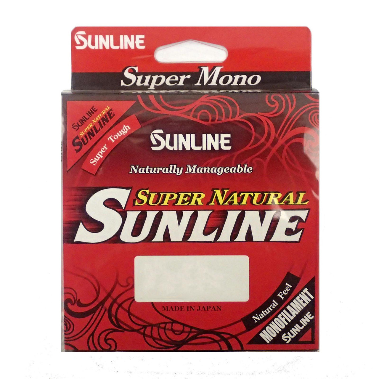 sunline super natural monofilament fishing line