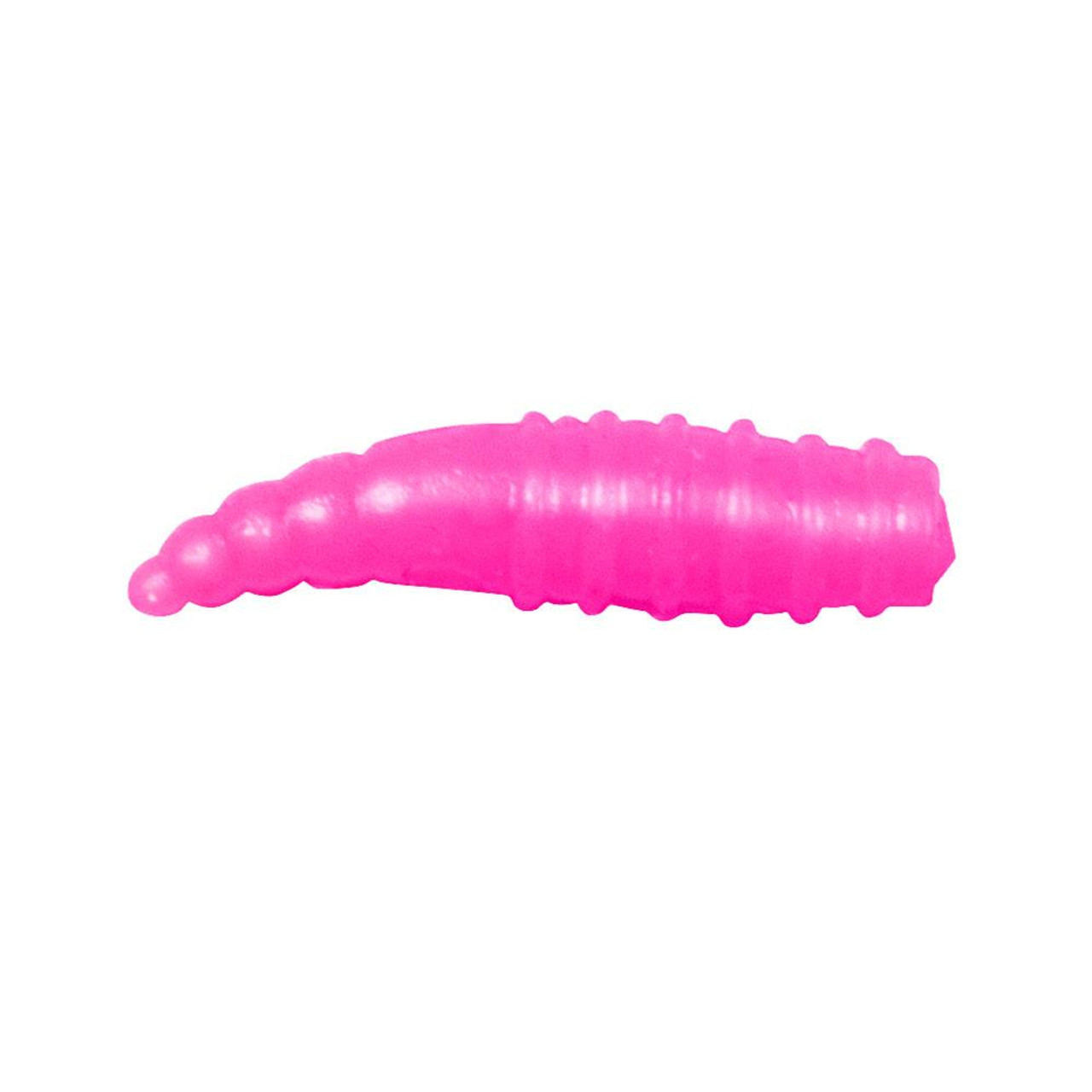Lunkerhunt Bait Jar Larvae - Pink