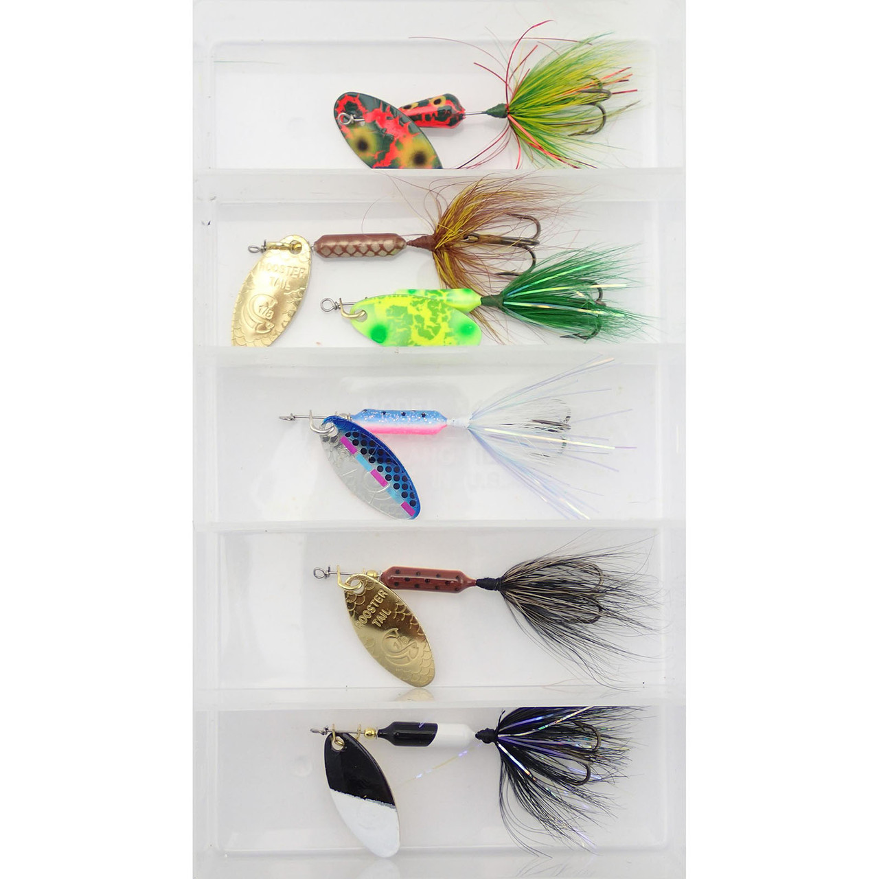 Yakima Bait Rooster Tail Spinner Box Kit.