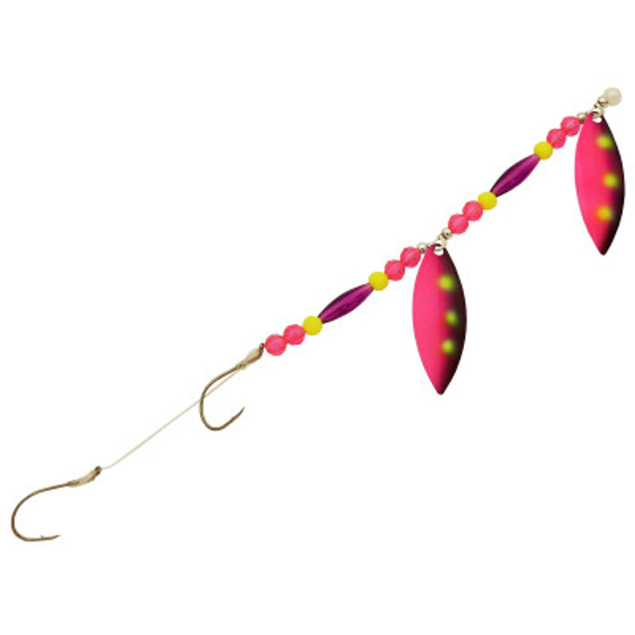 Challenger Three-D Tandem Willow Leaf Worm Harness - FishUSA