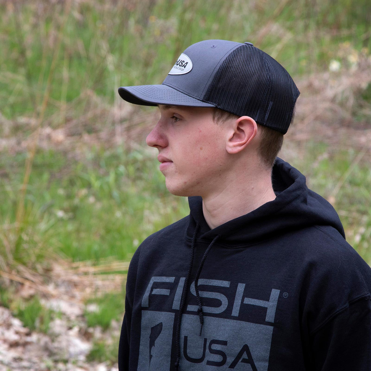 FishUSA Men's Classic Logo Trucker Hat