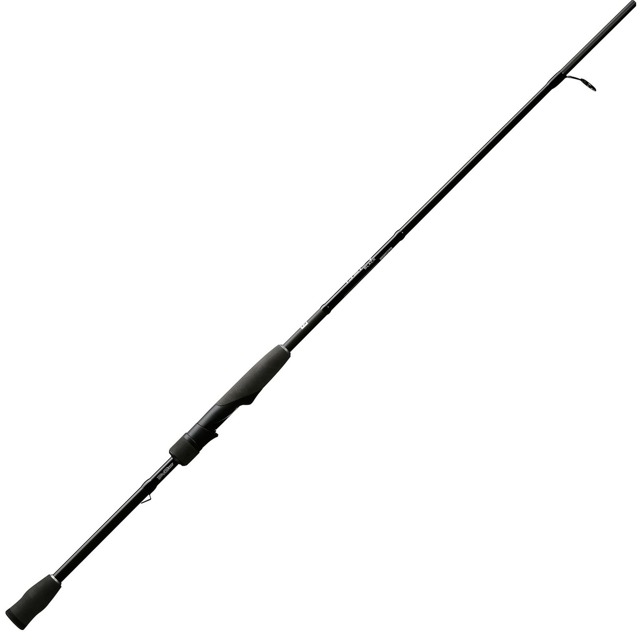 13 Fishing 1130225 7 ft. Fate 2 in. Light Spinning Rod, Black 