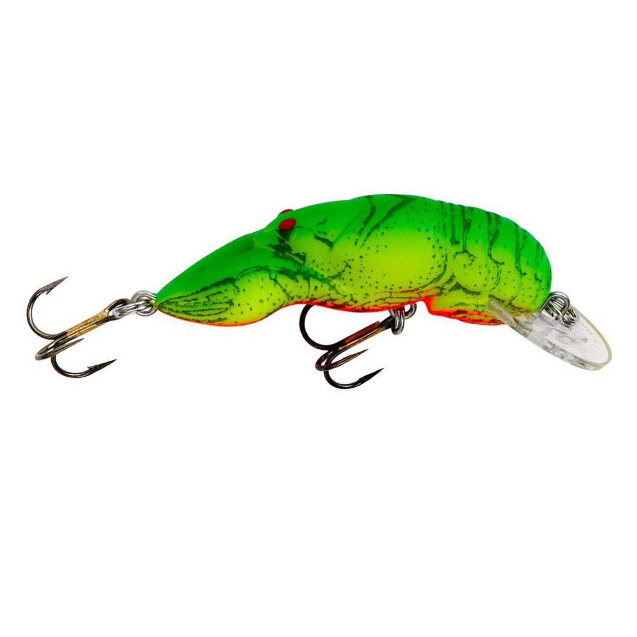 Rebel Teeny Wee Crawfish 1/10 oz Fishing Lure - Chartreuse/Green