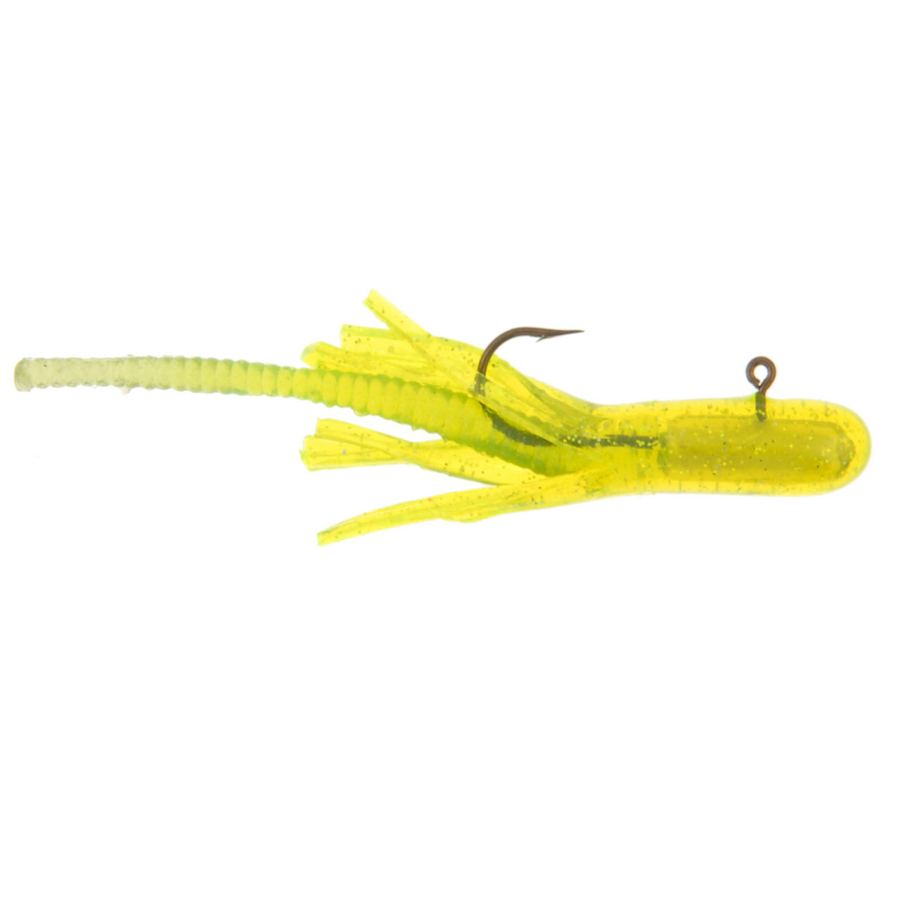 Berkley PowerBait Pre-Rigged Atomic Teasers, Chartreuse Silver Fleck