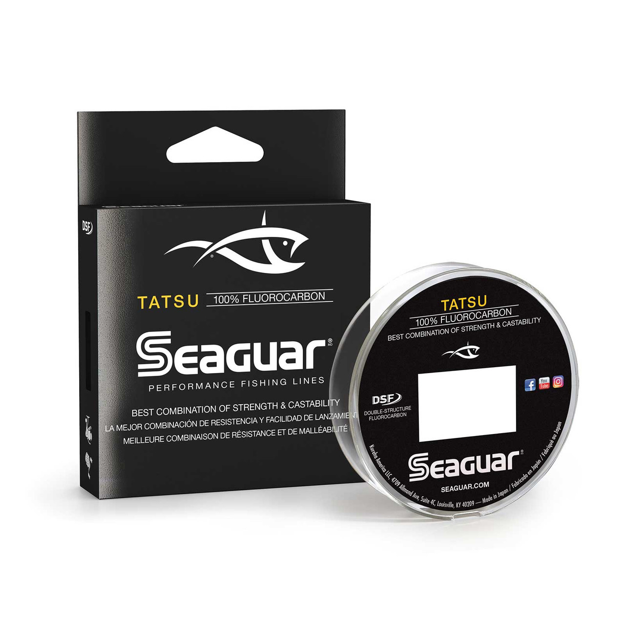 Seaguar on Instagram: Seaguar Tatsu is the world's only double-structure  fluorocarbon mainline delivering amazingly strong, yet supple performance  and it's now offered in 22lb test! Our exclusive double-structure process  fuses two 100%