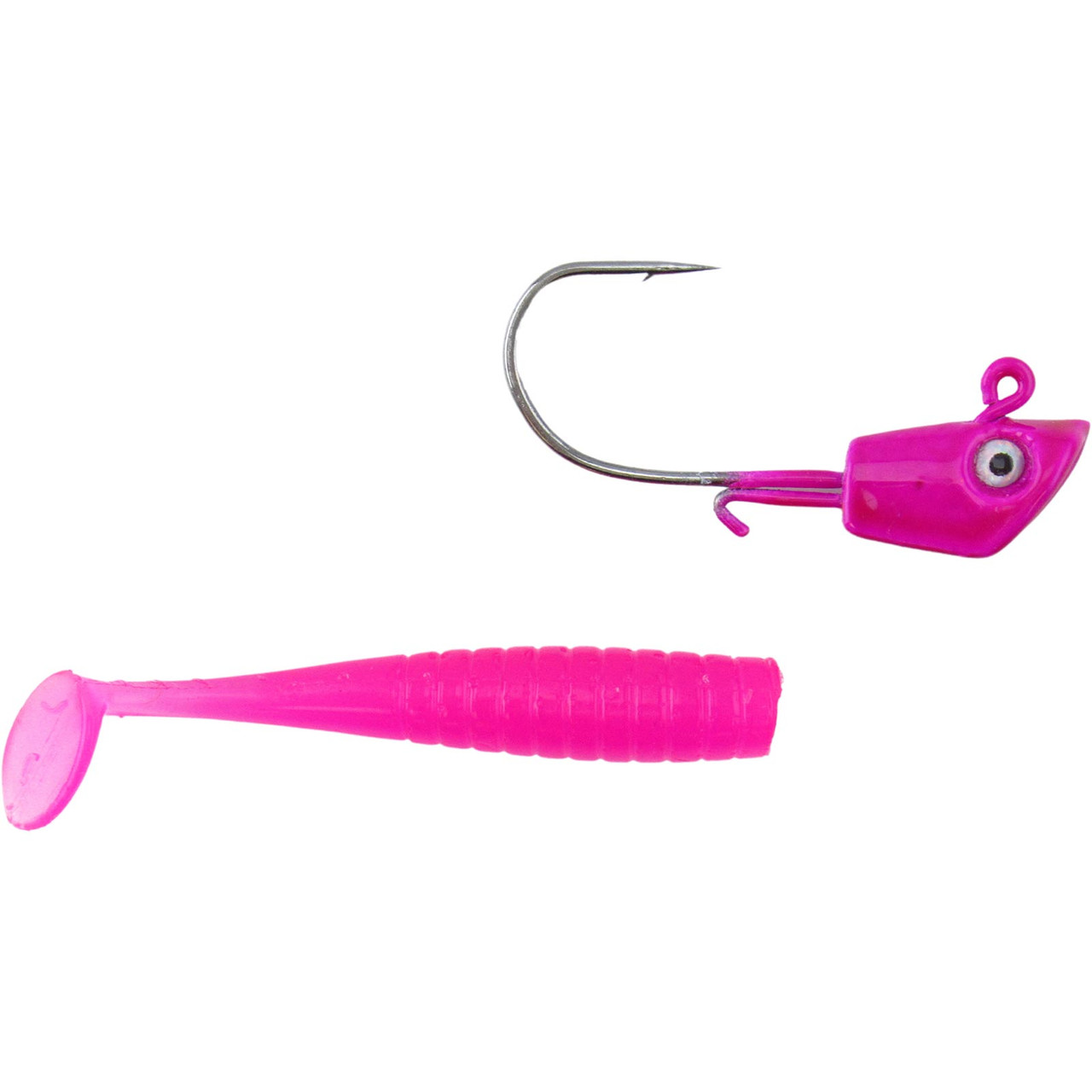 Dynamic Lures Micro Attack Soft Swim Jig Pink; 1.5 in.