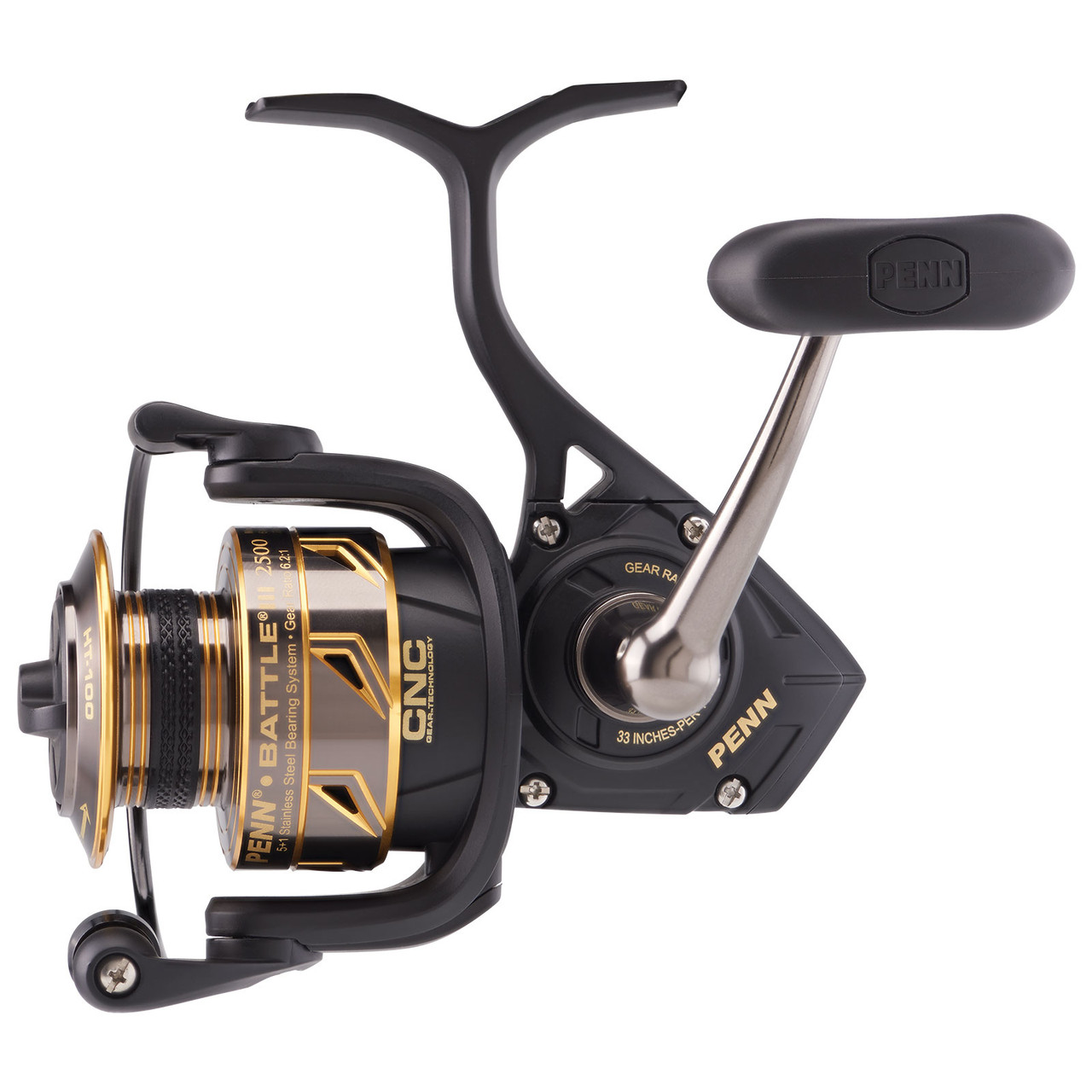 PENN Battle III ( Model: 2023 ) CNC Gear™ technology / Strong Saltwater  Resistant Spinning Reel for Sea Boat Fishing, Lure Fishing, Kayak Fishing,  Tuna Fishing, Bass, Snapper (BTLIII 6000): Buy Online