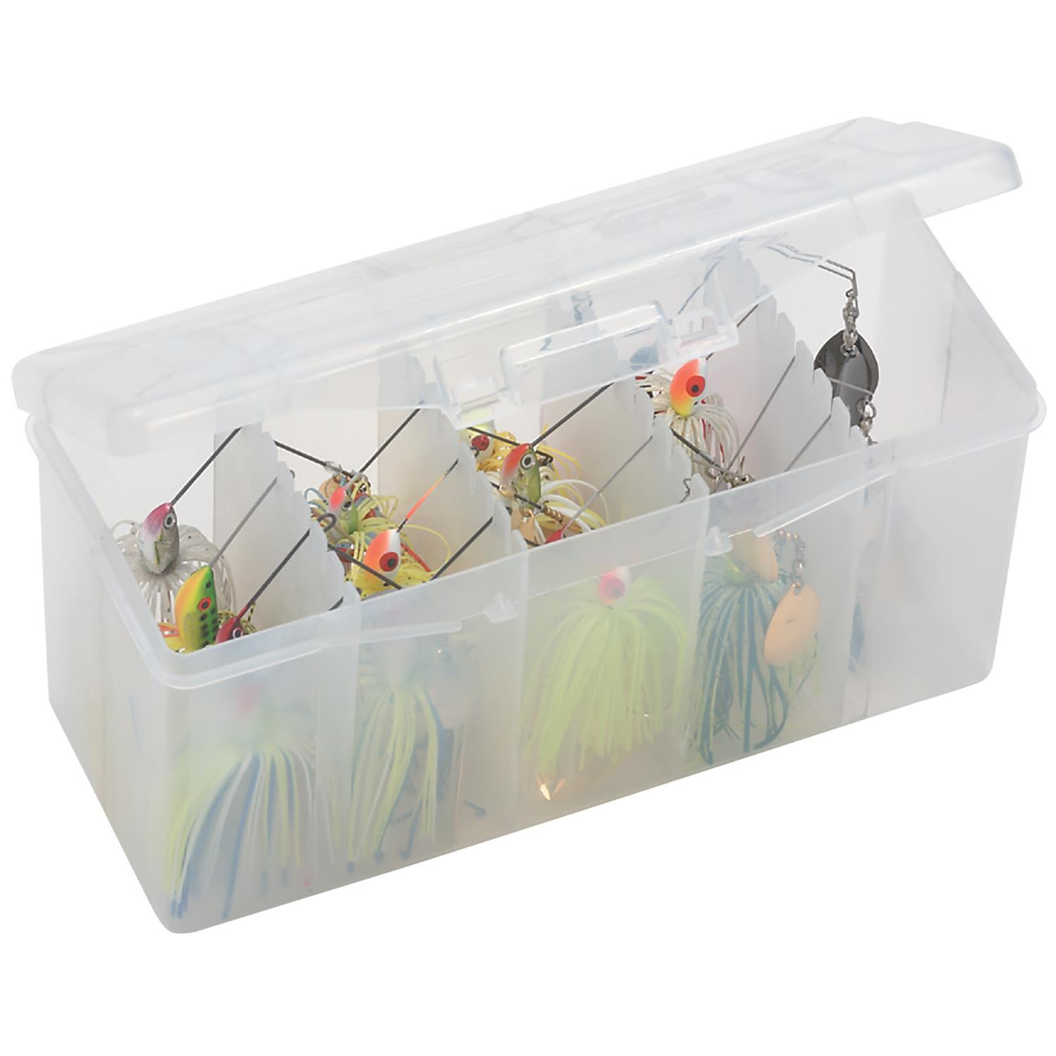 Scatola Porta Esca Plano ProLatch 350304 – Organizer Trasparente/Giallo Per Spinnerbait