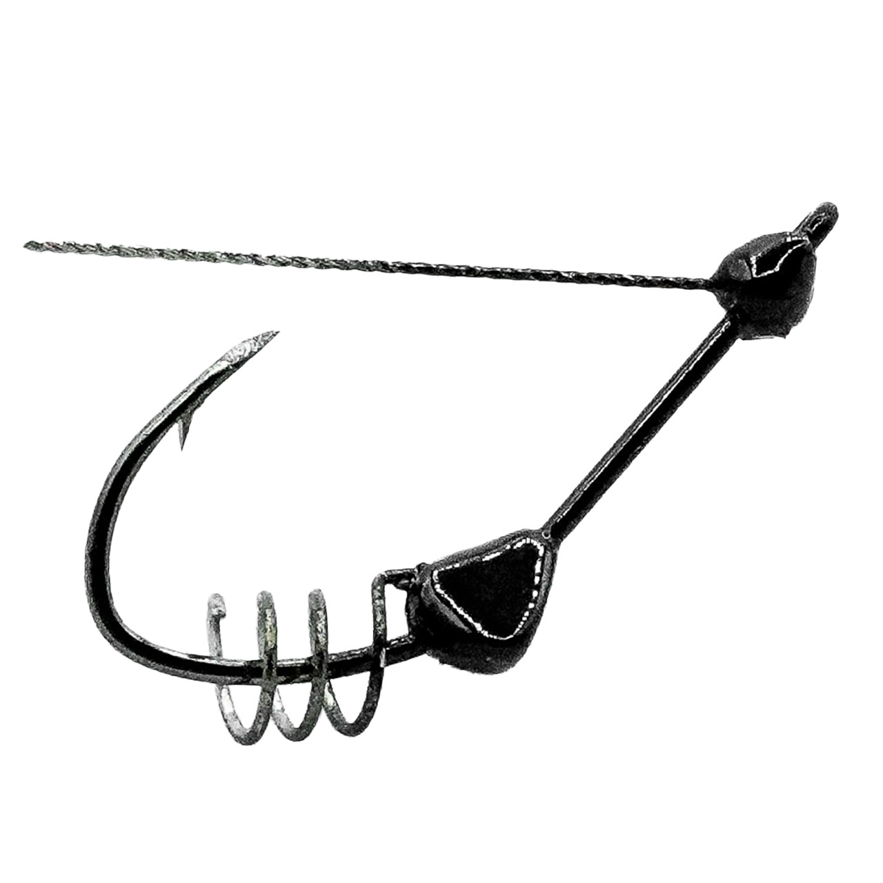 20 Ami Wacky Rig Weedless - Anti-erba Per Drop Shot E Bass Fishing (Acciaio Carbonio)
