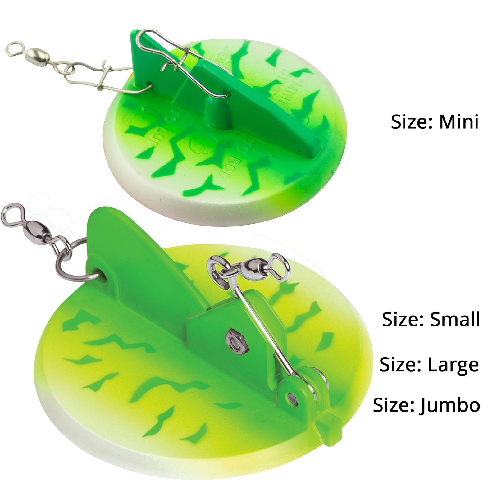 Plongeur Luhr Jensen Magnum Dipsy Taille 3 – Vert/jaune – Neuf USA