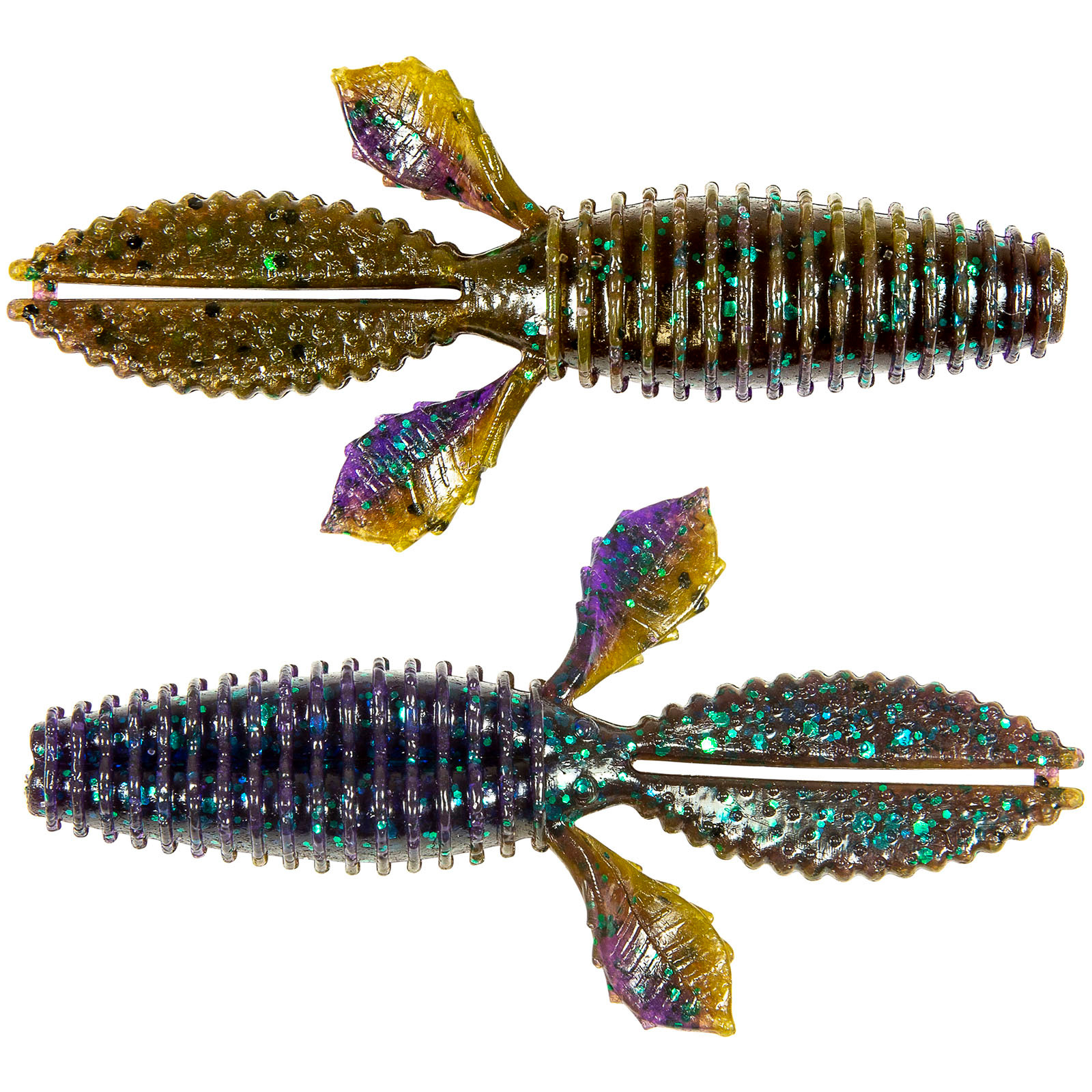Leurre Souple Z-Man TRD BugZ (4 Pouces) Pour Ned Rig - ElaZtech, Couleur Junebug, Fabriqué USA