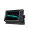 Lowrance Eagle 9 with TripleShot HD Transducer opposite side angle view and button controls