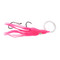 Silver Horde Gold Star Rigged Squid Hoochie color Pink