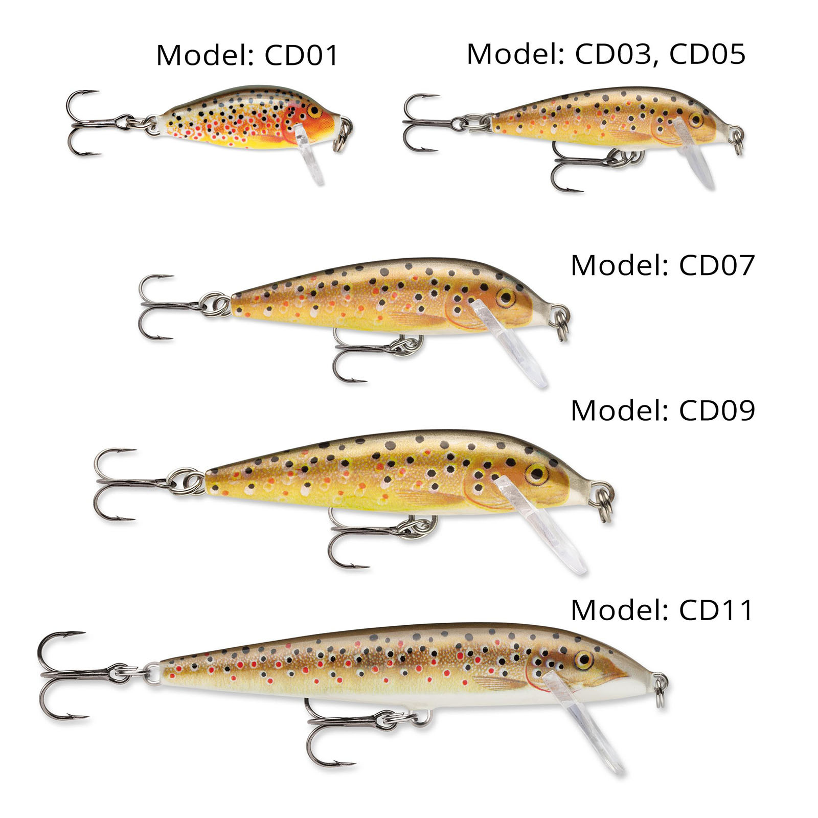 Rapala CountDown Minnow FishUSA