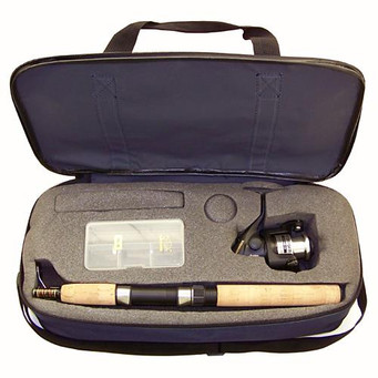 Okuma Voyager Spinning Travel Kit with traveling bag