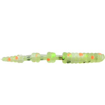 ADK Custom Jigs Finesse Worm Plastic Soft Baits color Fire Tiger