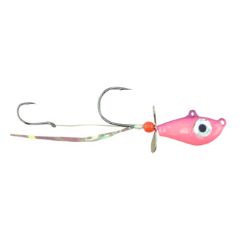 Mustad Addicted Walleye Death Spinner Jig color Pink-Purple