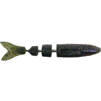 Lake Fork Trophy Lures Live Magic Shad Swimbait Top color Violet Shad