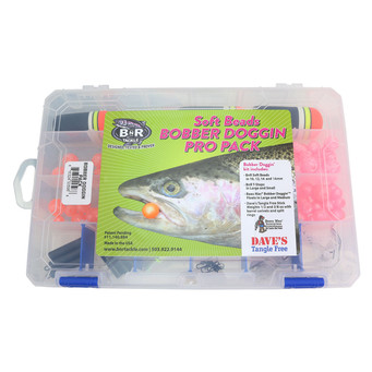 BnR Tackle Bobber Doggin Pack image clear stowaway tackle box with closed lid