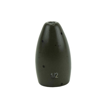 FishUSA Tungsten Flipping Weights - Pro Pack color Green Pumpkin