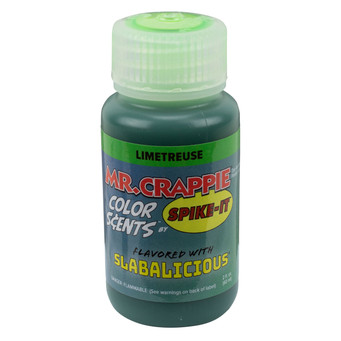 Spike-It Mr. Crappie Color Scents Dye color Limetreuse