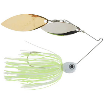Accent Jacob Wheeler Wheel's Deal Spinnerbait color Pearl Chartreuse White