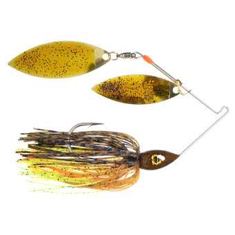 Nichols Lures Pulsator Metal Flake Double Willow Spinnerbait  Bluegill