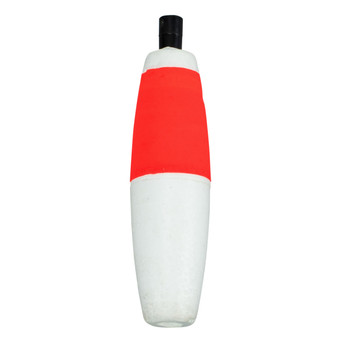 Thill Foam Cigar Float - Peg Slip color Red-White