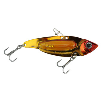 Walleye Nation Creations Rip-N-Rattle Blade Bait color Gold Digger