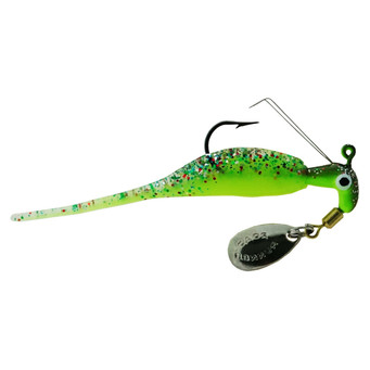 Road Runner Slab Runner Weedless w/Baby Shad color Green Lantern Glo