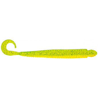 Mister Twister Ringworm color Chartreuse Flake Yellow