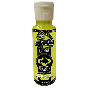 Fish Daddy Terabite Enhancer Attractant Glow Green Garlic Scent