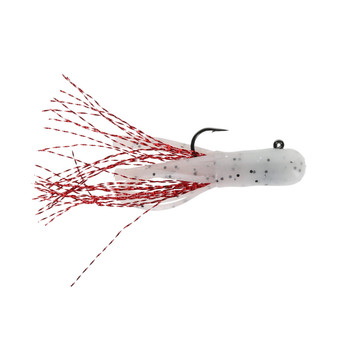 Dynamic Lures Twitch Tube color White Silver Flake