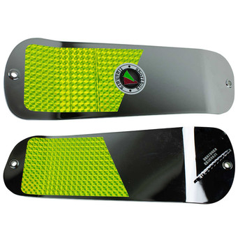 Shortbus Super Series Flashers - Single Fin color Chrome Dipped Chartreuse Scale
